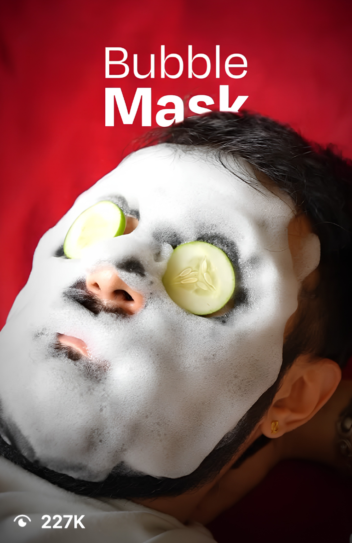 Bubble Mask reel cover